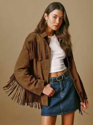 Veda Houston Suede Jacket