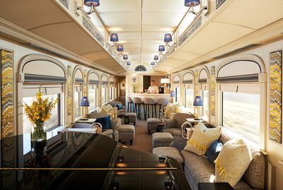 luxury sleeper train, chair