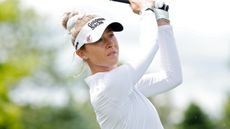 Nelly Korda takes a shot at the Mizuho Americas Open