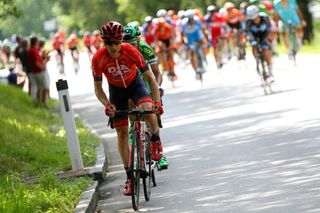 Brendan Canty (Drapac) makes his move