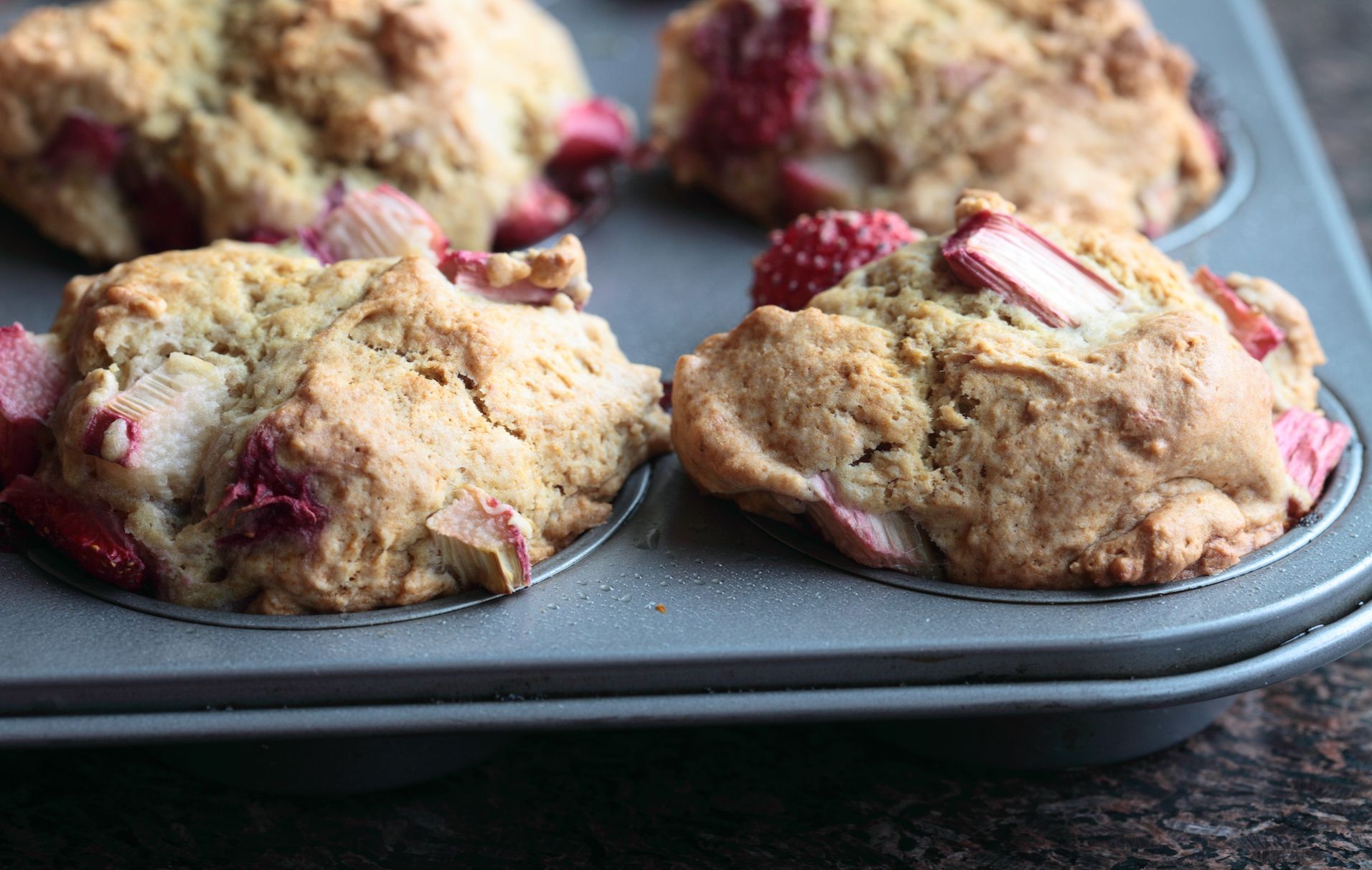 Rhubarb muffins recipe