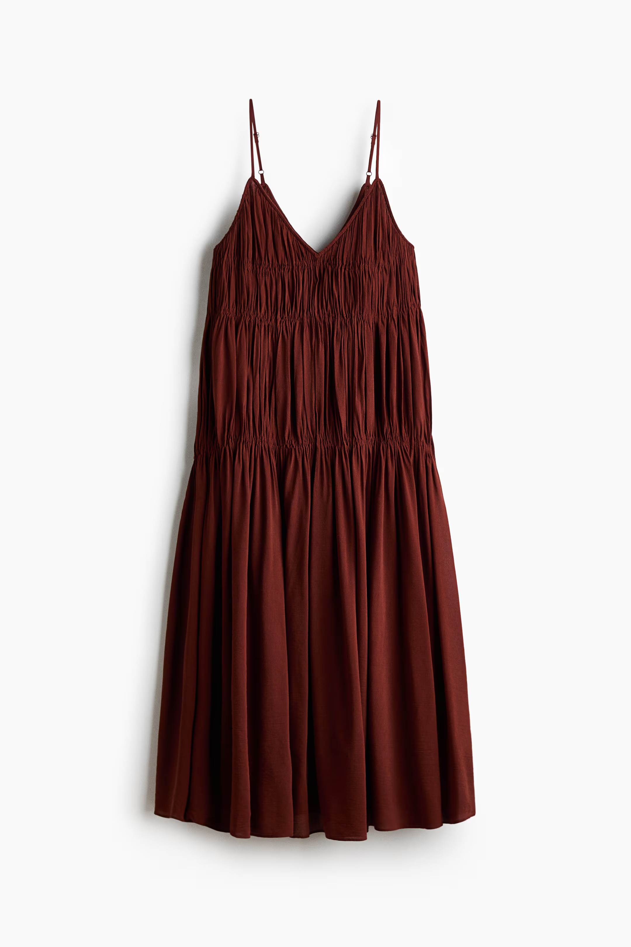 H&amp;amp;M, Smocked Strappy Dress