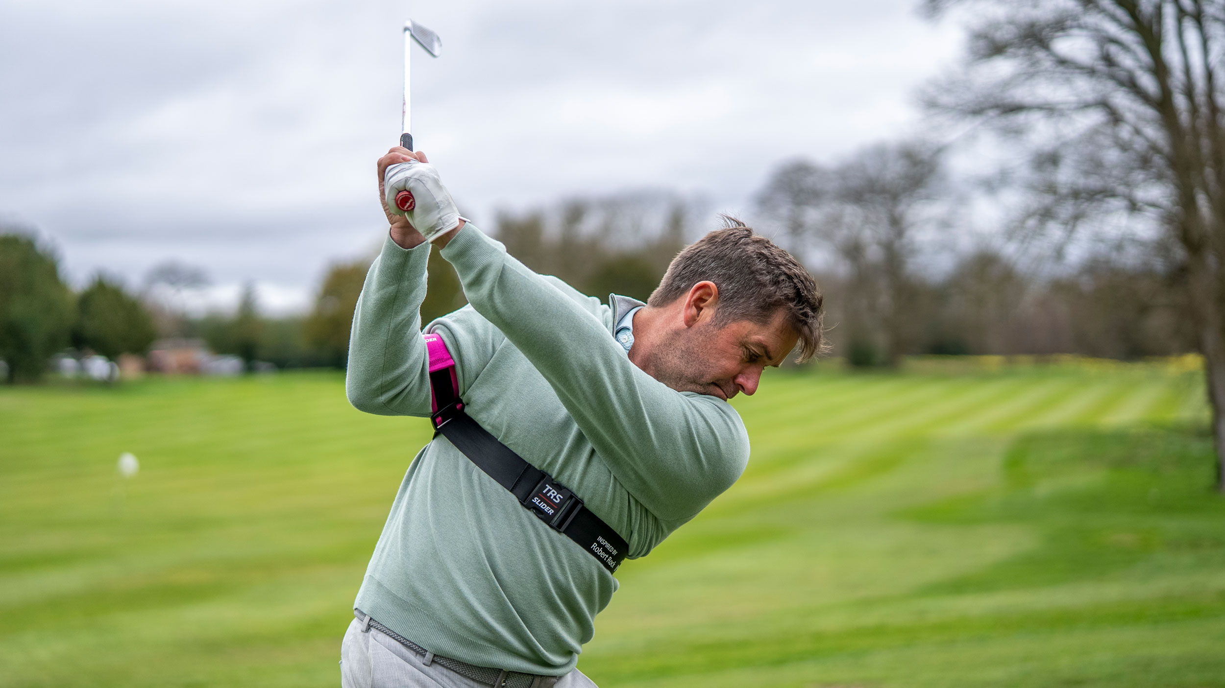 Robert Rock using the TRS Slider training aid