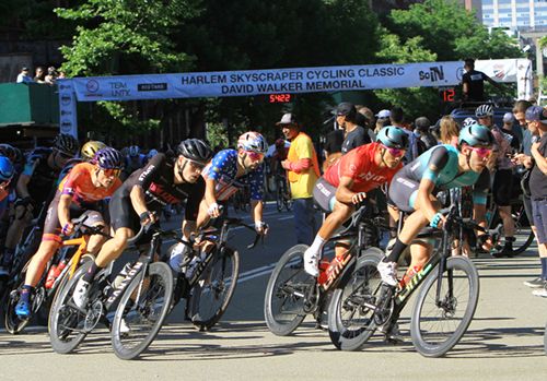 Images from the 2022 Harlem Skyscraper Cycling Classic