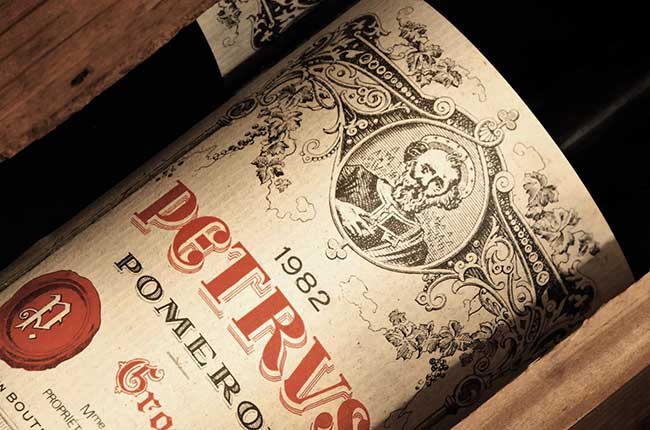 Petrus, famous Merlot