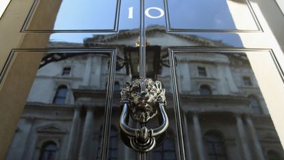 The door of number 10 Downing Street
