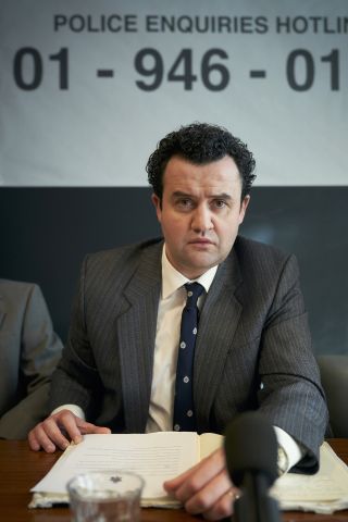 Daniel Mays as Detective Chief Inspector Peter Jay in ITV's Des