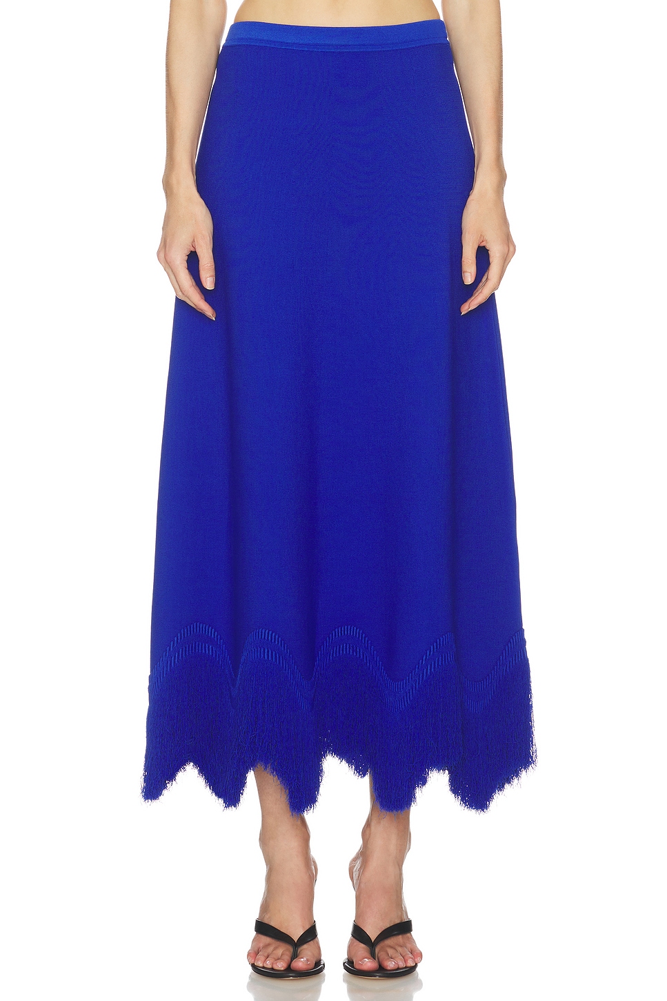 Paulina Knit Fringe Skirt