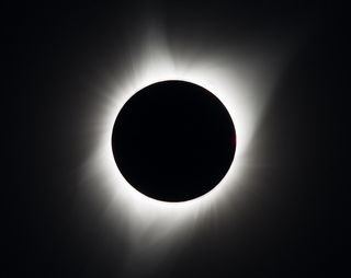 The total solar eclipse of Aug. 21, 2017, as seen over Madras, Oregon. 
