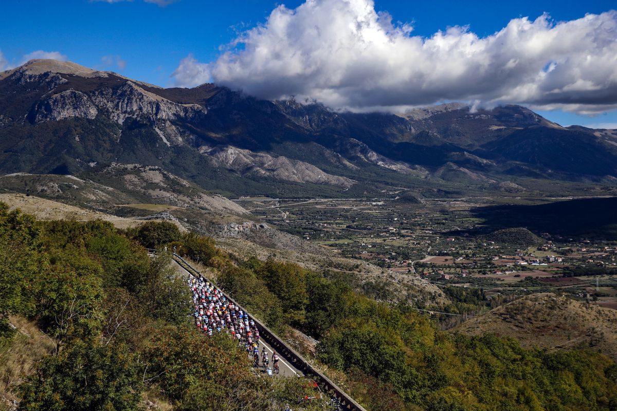 Giro d'Italia 2020 - 103th Edition - 6th stage Castrovillari - Matera 188&Acirc;&nbsp;km - 08/10/2020 - Scenery - Campotenese - photo Luca Bettini/BettiniPhoto&Acirc;&copy;2020