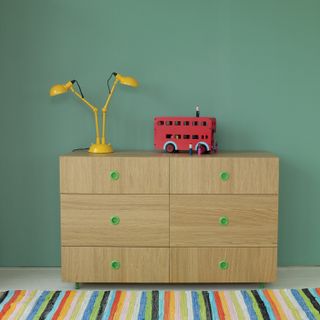 Kid's 6-drawer chest of drawers in oak from Habitate
