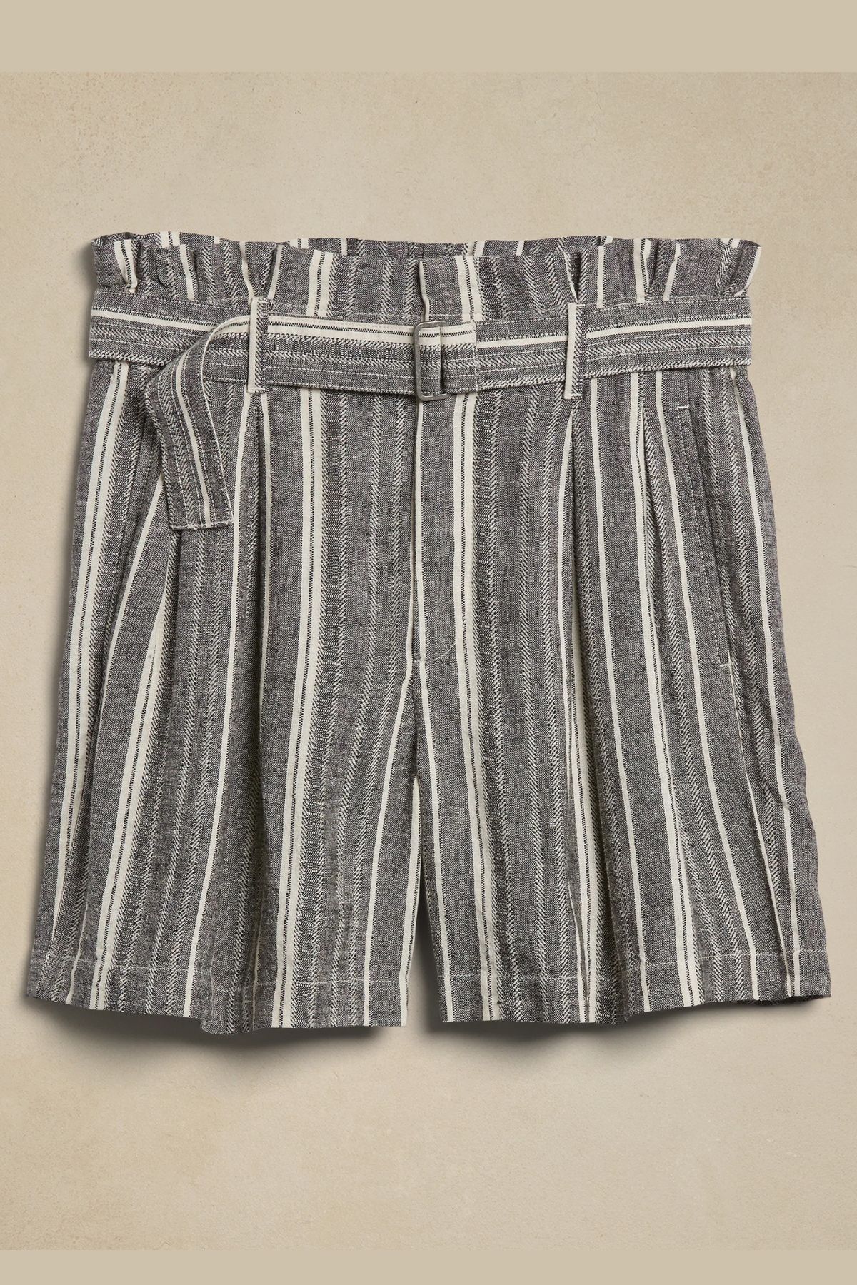 Banana Republic Linen-Blend Paperbag Short
