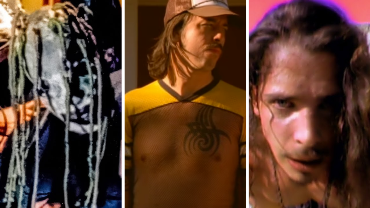 Screenshots from Slipknot&#039;s Spit It Out, Foo Fighters&#039; Low and Soundgarden&#039;s Jesus Christ Pose