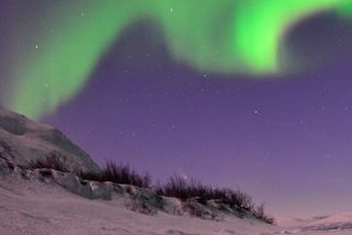 Comet Pan-STARRS and Aurora Over Lapland