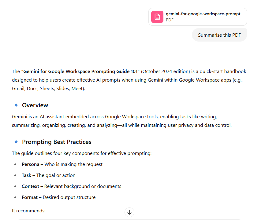 ChatGPT screenshot