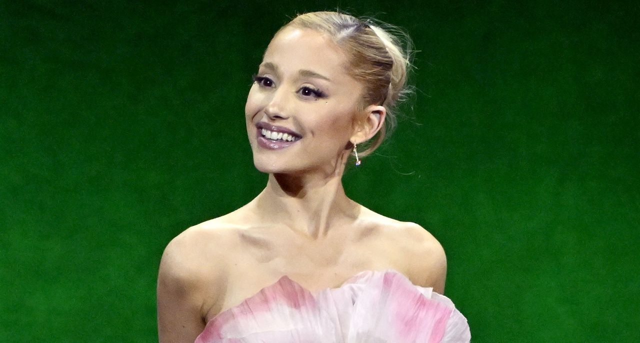 Ariana Grande at the &#039;Wicked&#039; conference in Las Vegas CinemaCon April 2024