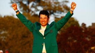 Hideki Matsuyama in the Green Jacket