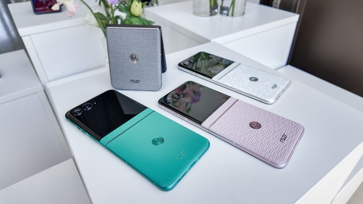 Motorola Razr 2026 held in the hand.