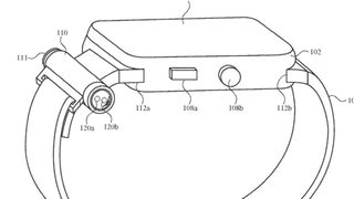 Apple Watch flashlight patent drawing