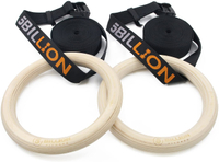 5Billion Fitness wood gymnastics rings | now $28.99 at Amazon