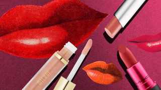 Red, Lip, Beauty, Cosmetics, Pink, Lipstick, Material property, Lip gloss, Carmine, Heart,