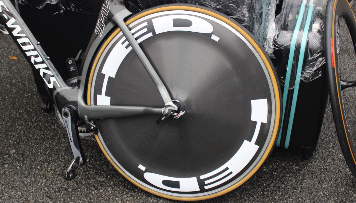 The former world TT champion rolls on HED wheels