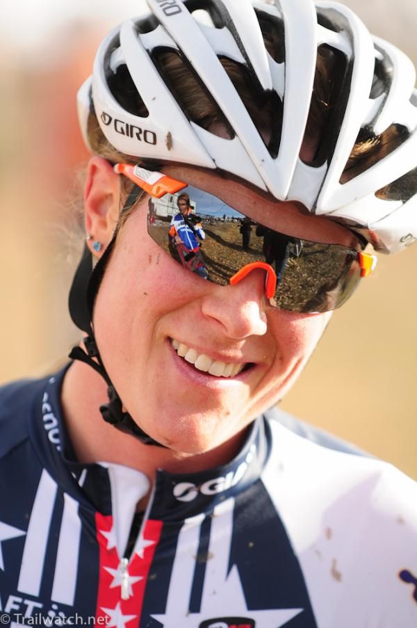 Katie Compton (Rabobank-Giant) enjoying her victory