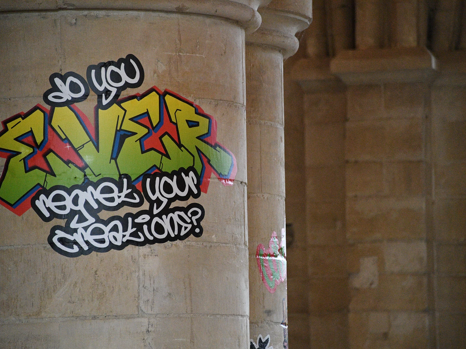 Canterbury Cathedral graffiti