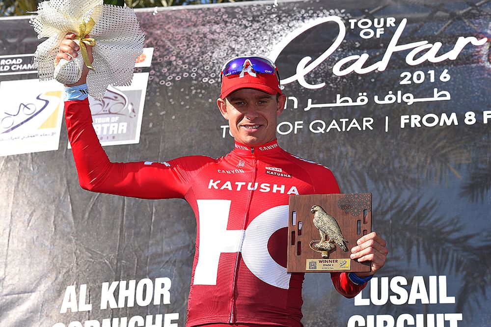 Stage 2 winner Alexander Kristoff
