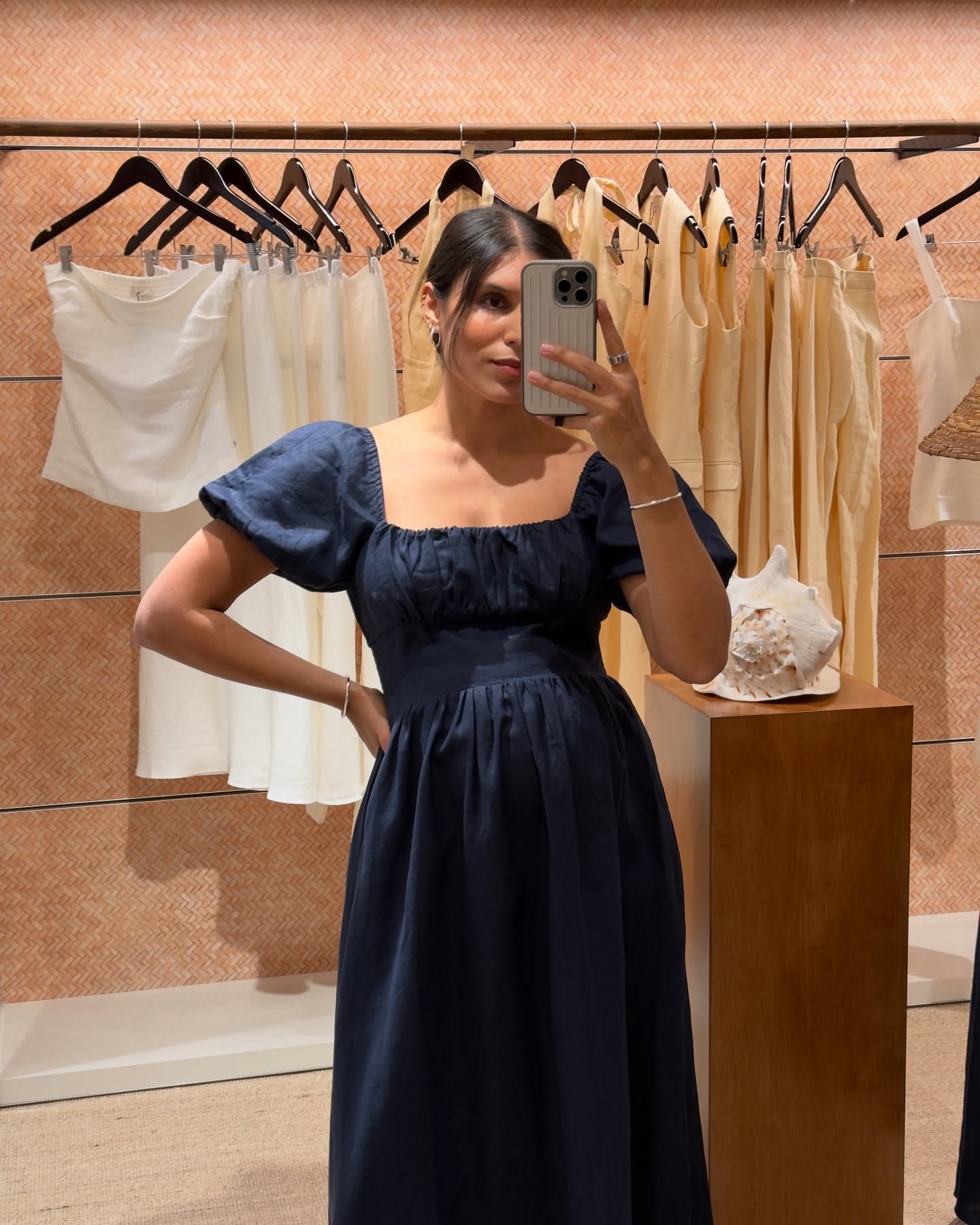 An image of @theindiaedit wearing one of the key summer dress trends for 2025.