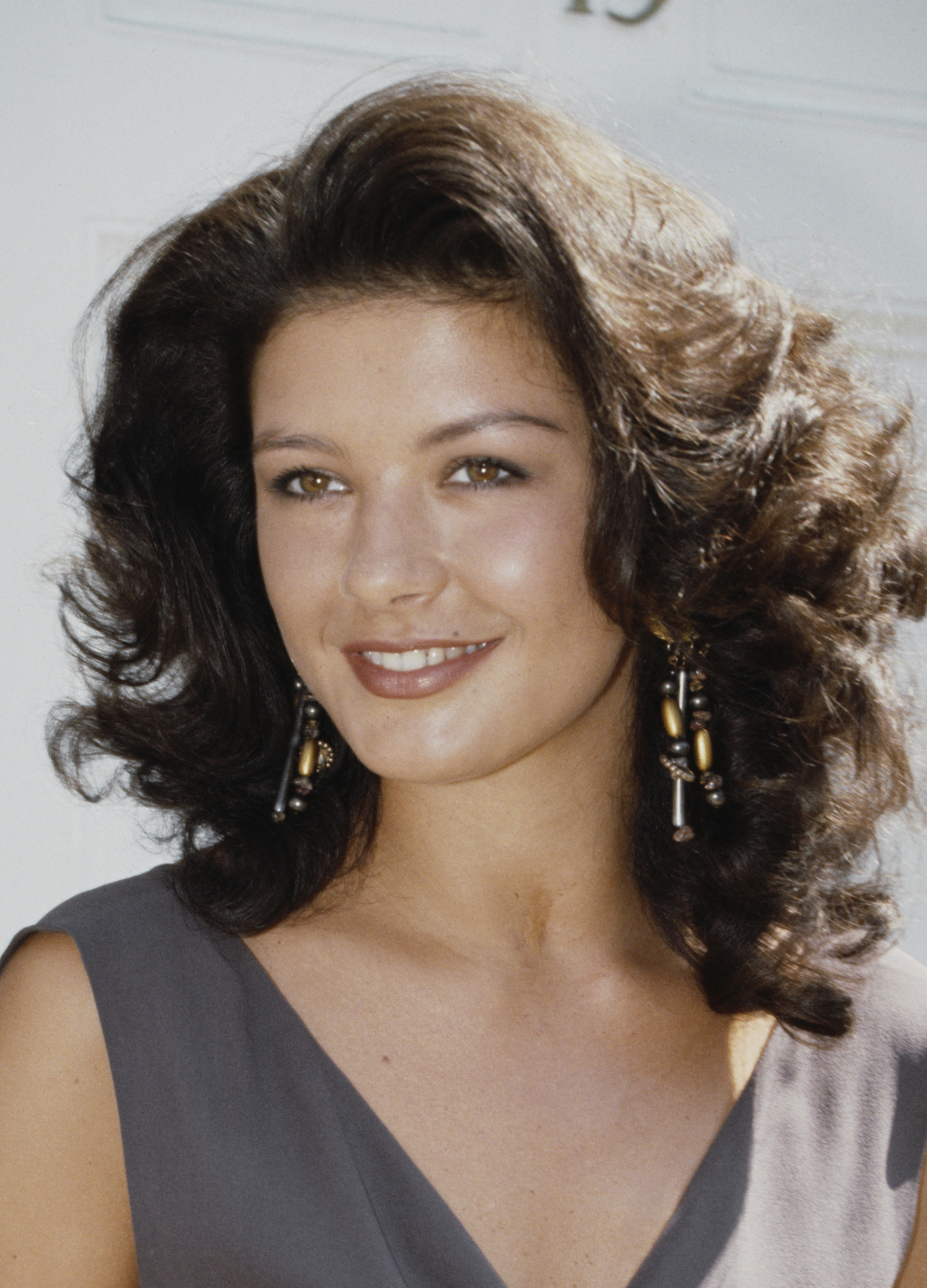 Catherine Zeta-Jones, who plays the role of Mariette in the television drama series The Darling Buds of May, pictured circa 1991