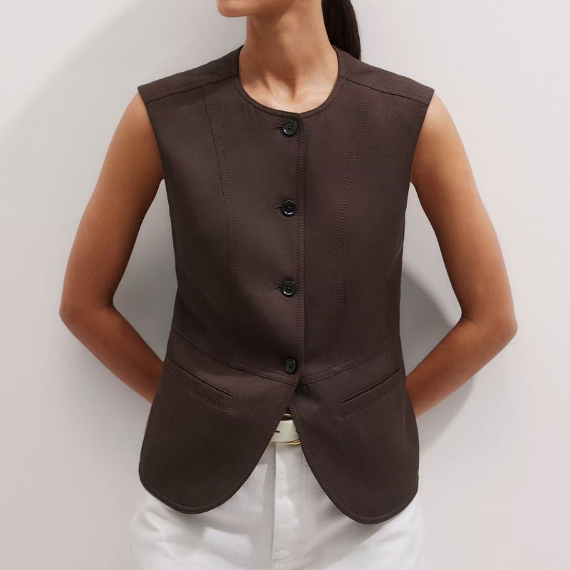 Image of brown waistcoat