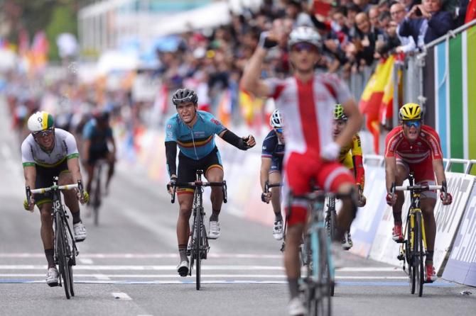 Michal Kwiatkowski's (Poland) winning margin was just one second