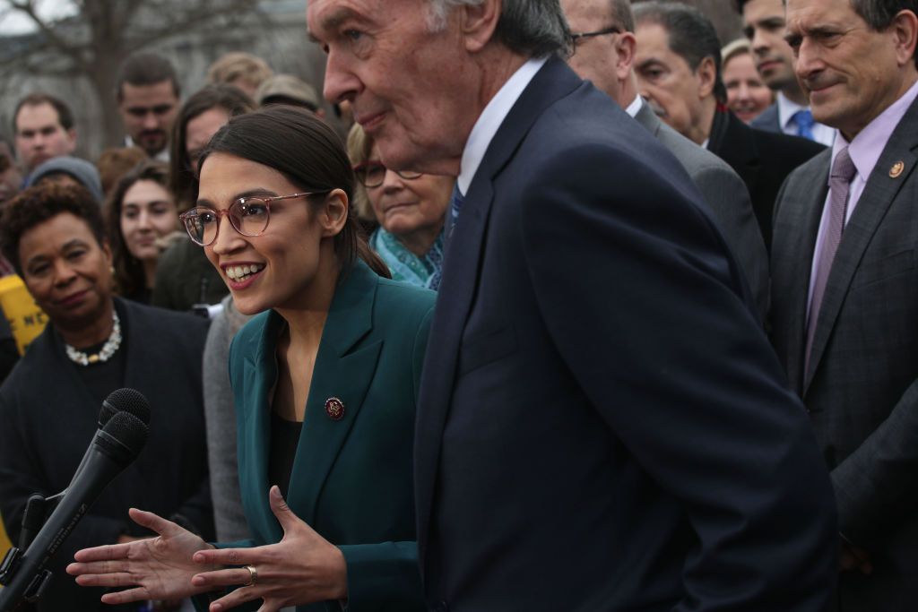 Rep. Alexandria Ocasio-Cortez (D-N.Y.) and Sen. Ed Markey&amp;#039;s (D-Mass.)