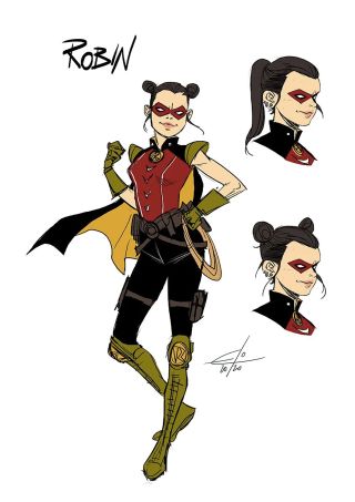 Teen Justice character designs by Eleonora Carlini