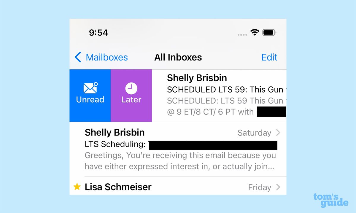 mail ios 16