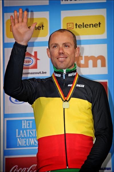 Sven Nys is crowned as Belgian champ