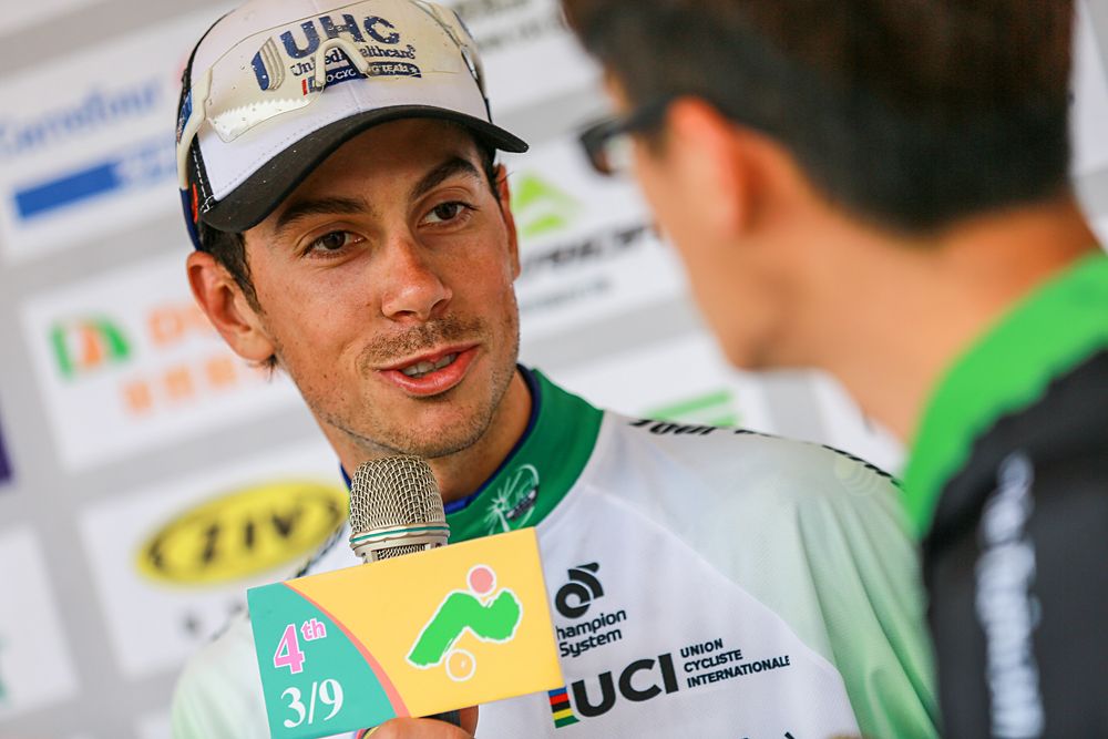 Marco Canola (Ita) UnitedHealthcare Pro Cycling Team leads the point classification