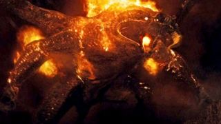 The Balrog in Lord of the Rings: Fellowship of the Rings