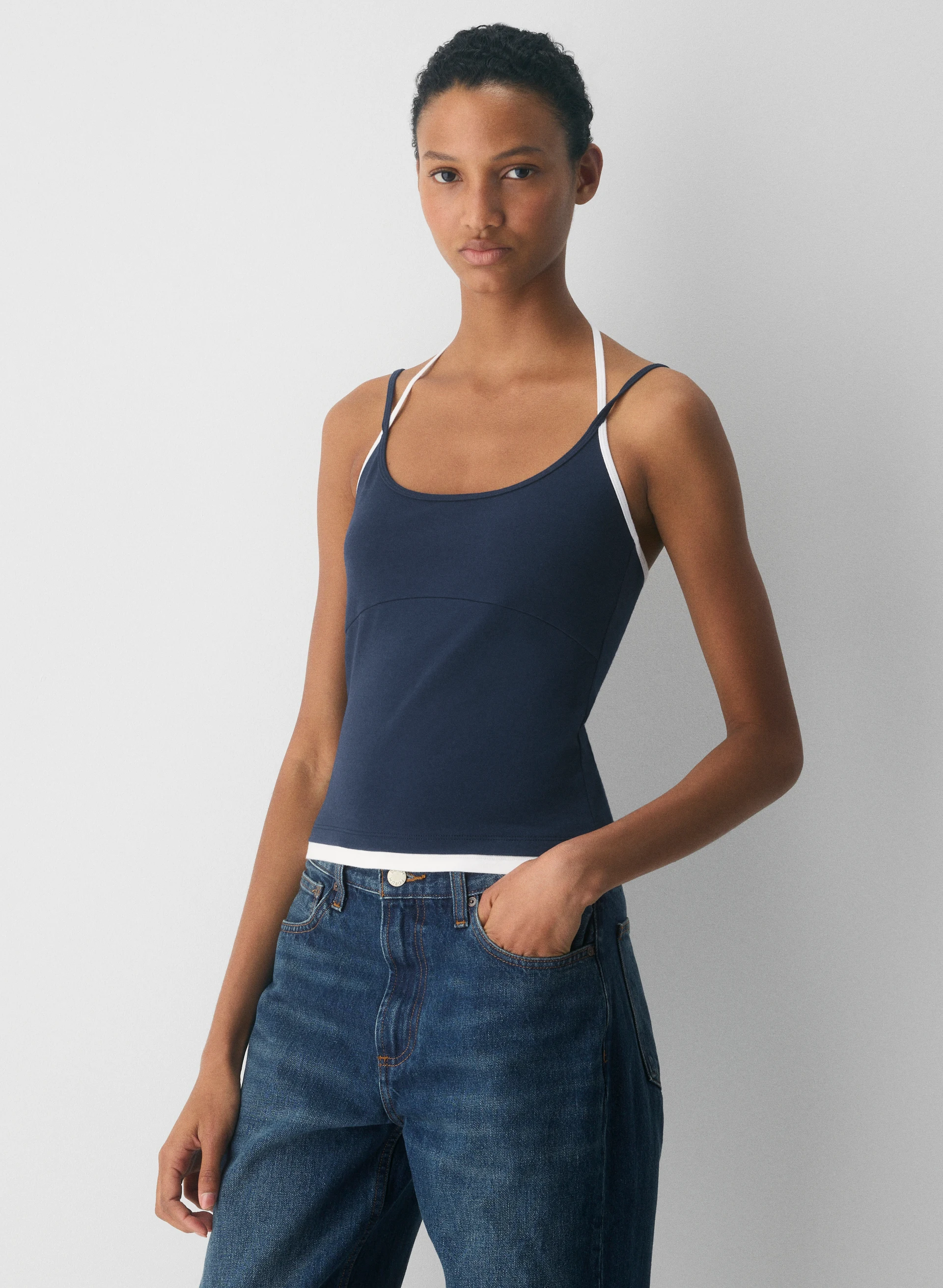 Homestretch&amp;trade; Smooth Juke Halter Top