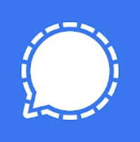 Signal messaging app