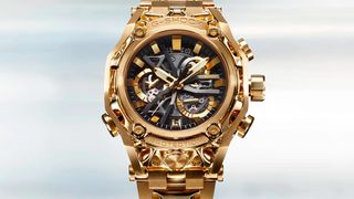  A gold Casio G-Shock watch that was designed using AI