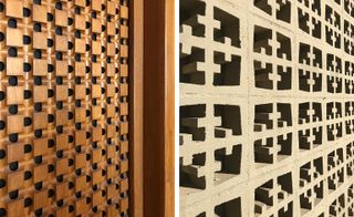 Patterned wall design of chapel