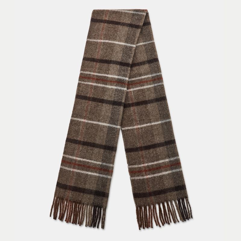 checked scarf