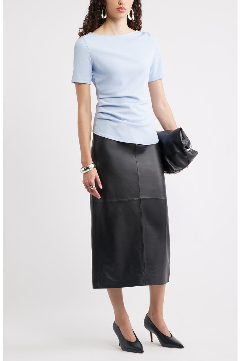 Leather Pencil Skirt