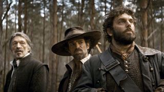 Vincent Cassel, Romain Duris and Pio Marmai in The Three Musketeers Part 1: D'Artagnan