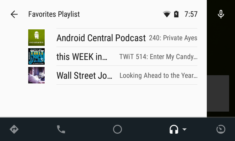 Stitcher on Android Auto