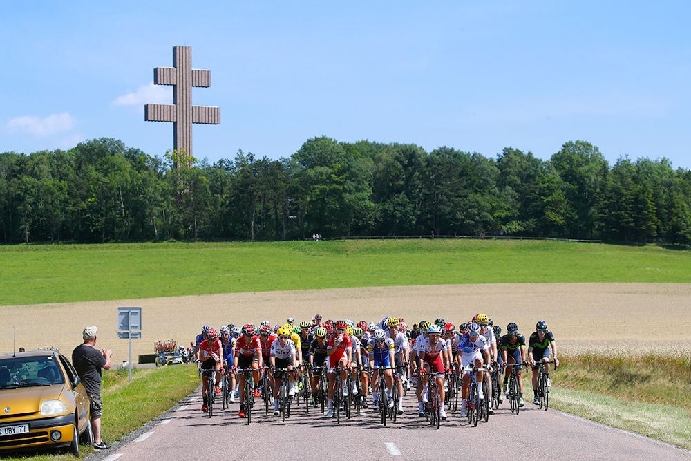 Scenery along the route of stage 6 at the Tour de France