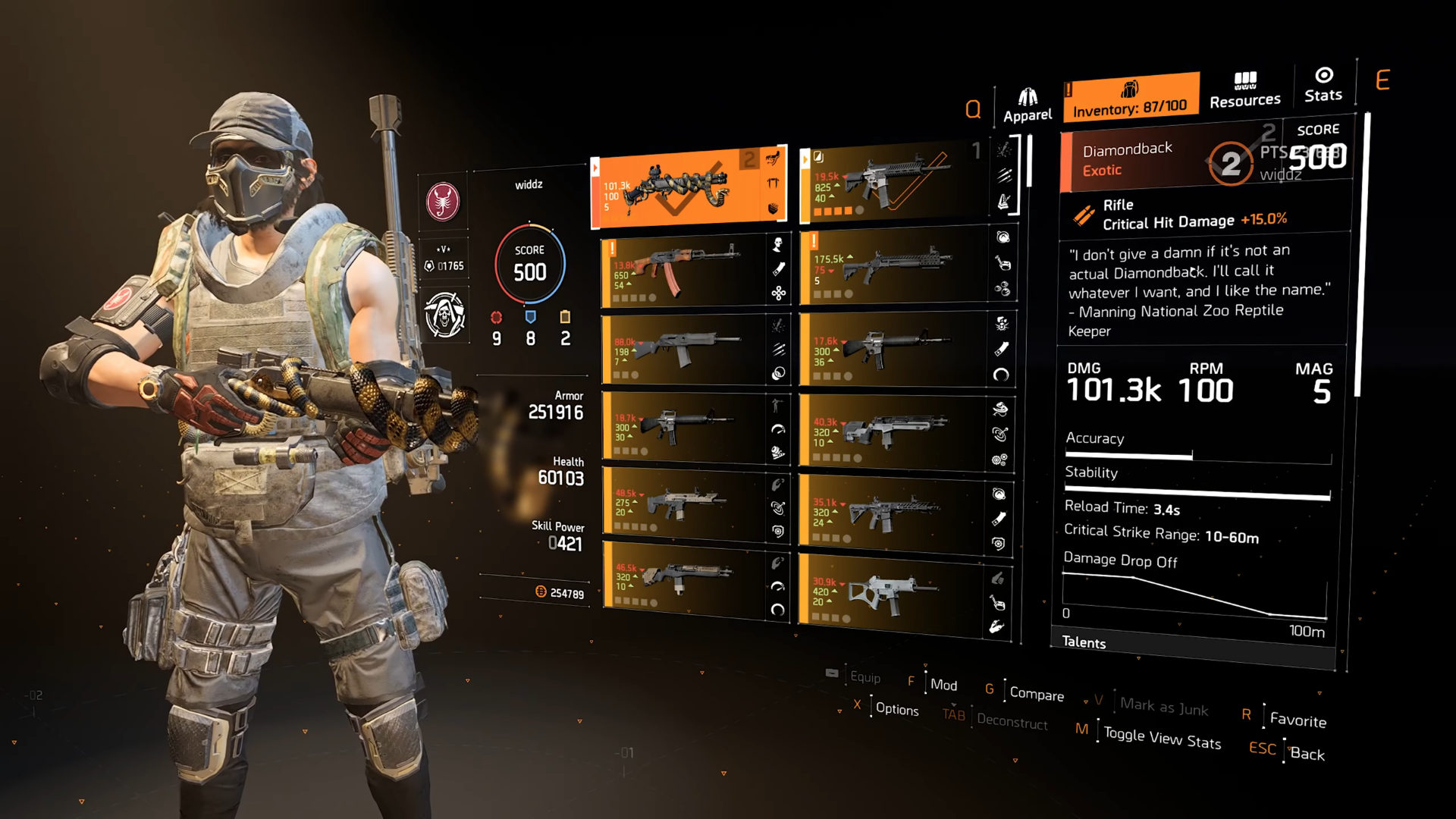 Division 2 Diamondback