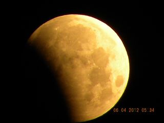 Partial Lunar Eclipse Seen from Wichita, KS